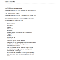Shopper - PRINT SELV, m�nster og arbejdsvejledning 