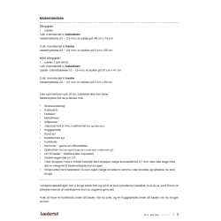 Shopper -  mnstre og arbejdsvejledning 