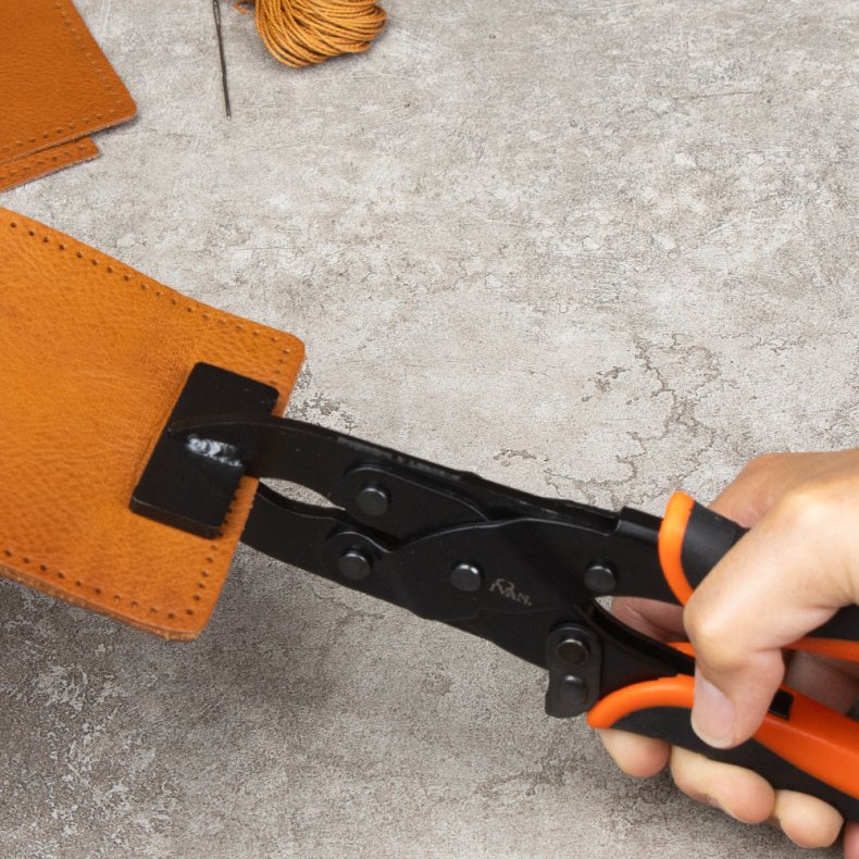 Leather Pliers with Parallel Jaws
