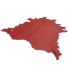 Quarter skin,Red brown,1.4-1.6 mm,per pcs.
