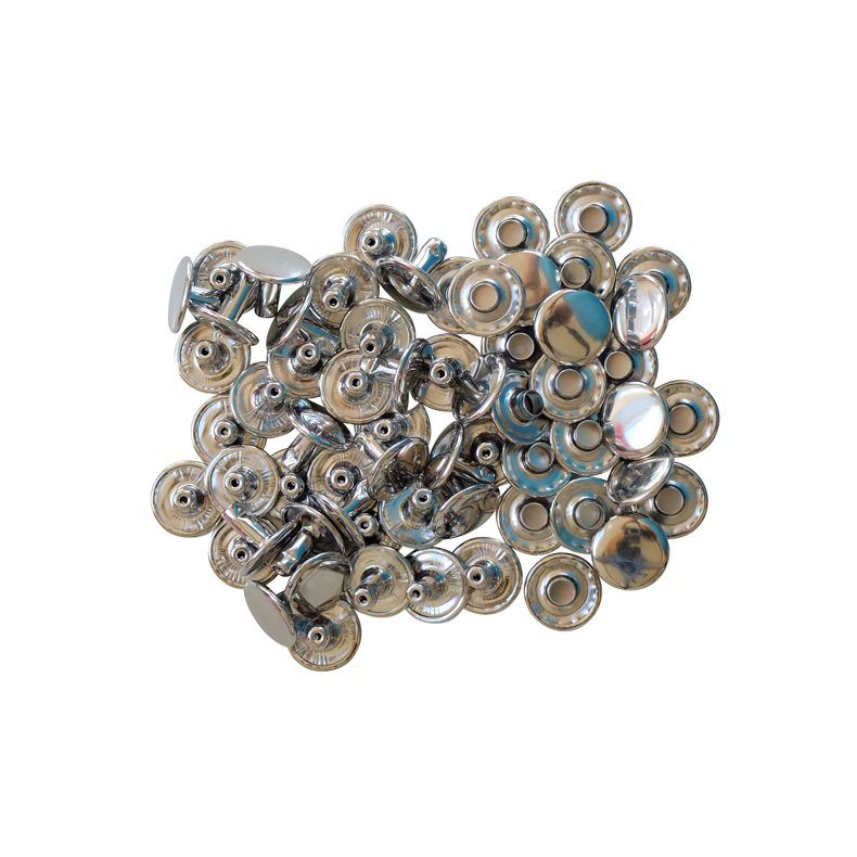 Dobbeltkapslet nitte, 9x13 mm Nikkel 100 stk.