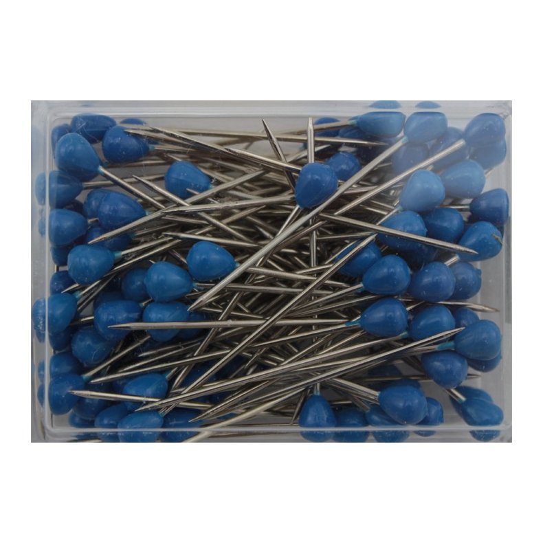 Stecknadeln 1,5 x 60 mm Blau 100 St&uuml;ck