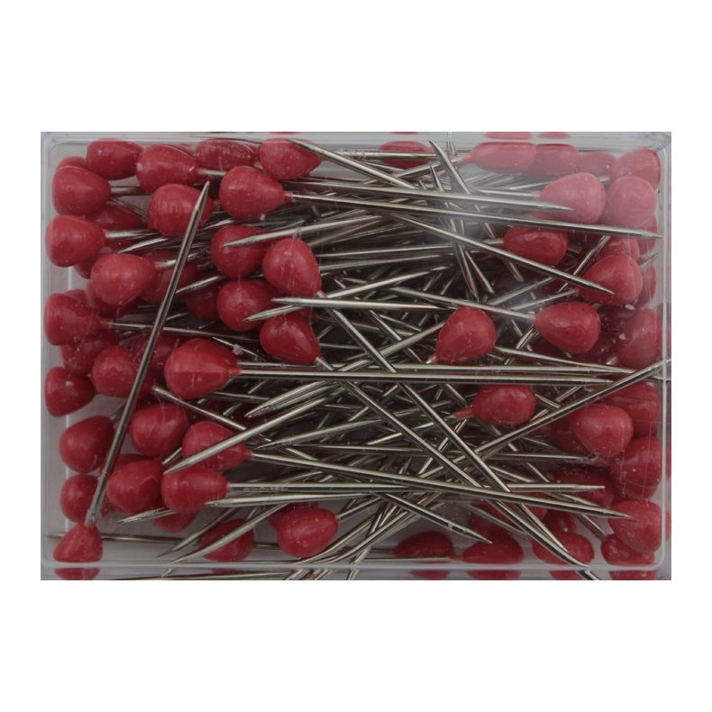 Stecknadeln 1,5 x 60 mm Rot 100 St&uuml;ck