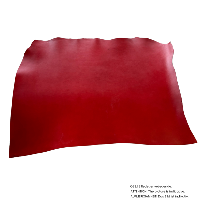 Forpart, farvet, 2,6-2,8 mm 95x120 cm Rd pr. stk.