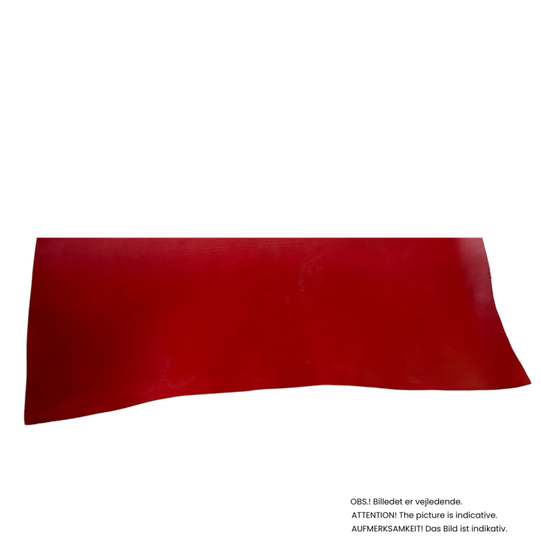 Forpart, farvet, 2,6-2,8 mm 50x120 cm Rd pr. stk.