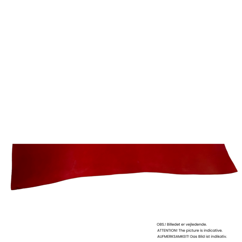 Forpart, farvet, 2,6-2,8 mm 20x120 cm Rd pr. stk.