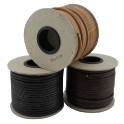 Round Leather Lace