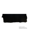 50x120 cm,Sort,pr. stk.