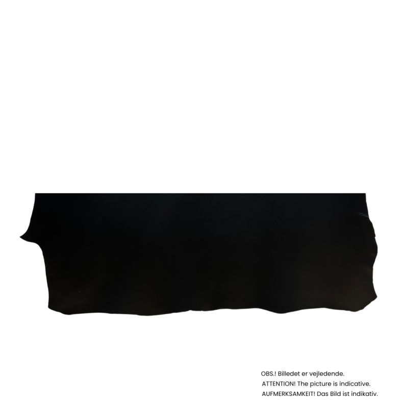 Forpart, farvet, 2,6-2,8 mm 50x120 cm Sort pr. stk.