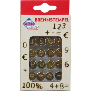 Numbers no. 3 for Pyrography