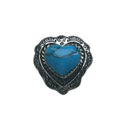 Conchos Heart Turquoise