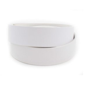 Leather Strips 2.6-2.8 mm, 120 cm, white
