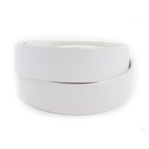 Leather Strips 2.0-2.2 mm, 120 cm, white