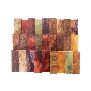 Stabalized wood for knives