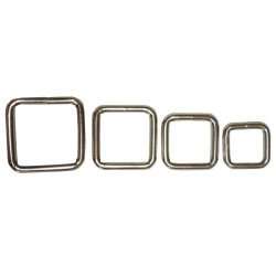  Squared Metal Rings, Welded
