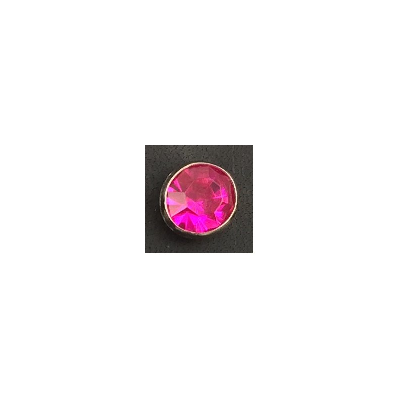 Diamant 7 mm. 7 mm Pink 100 stk.